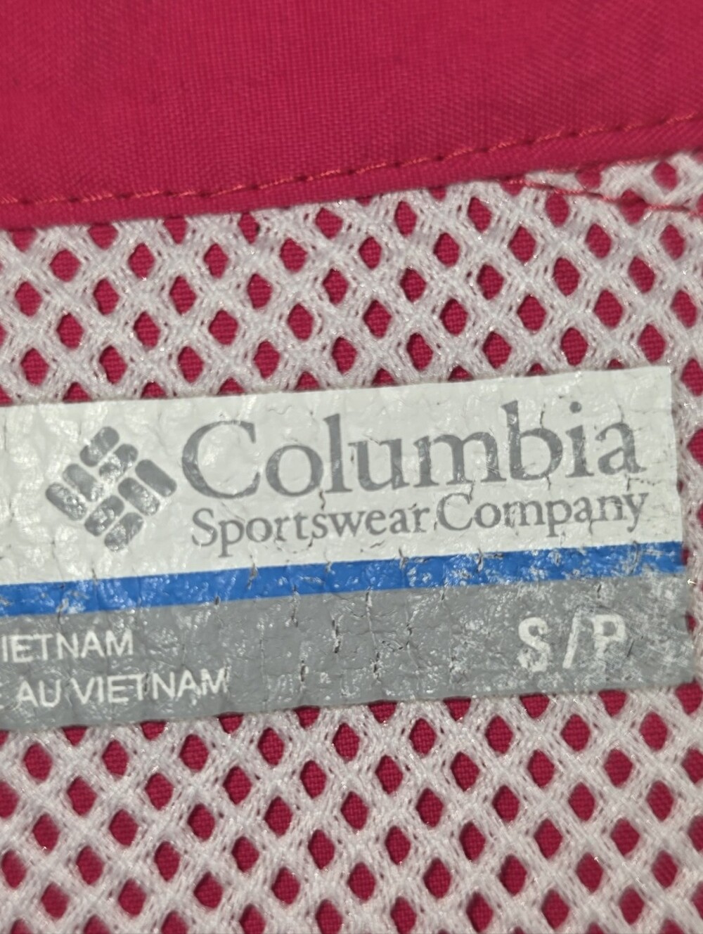 Columbia Hot Pink Short-Sleeve Button-Up Utility Outdoors Dry Fit - Picture 2 of 4
